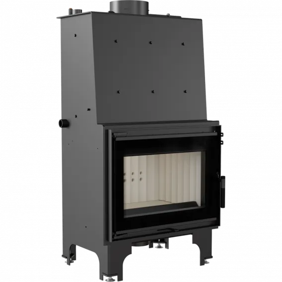 Teplovodná krbová vložka AQUARIO Z14 s dvojitým sklom GLASS a dochladzovacou špirálou