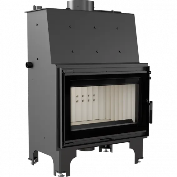 Teplovodná krbová vložka AQUARIO O12 s dvojitým sklom GLASS a dochladzovacou špirálou