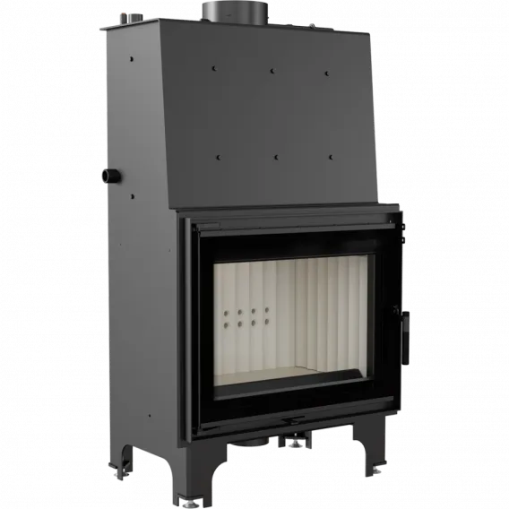 Teplovodná krbová vložka AQUARIO A18 s dvojitým sklom GLASS a dochladzovacou špirálou