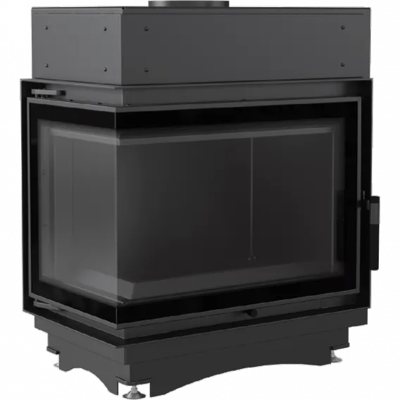 Teplovodná krbová vložka MAJA 12 kW BS DECO pravé presklenie s dochladzovacou špirálou