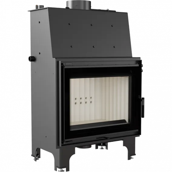 Teplovodná krbová vložka AQUARIO A14 s dvojitým sklom GLASS a dochladzovacou špirálou