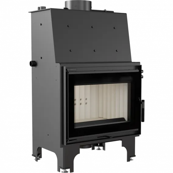 Teplovodná krbová vložka AQUARIO Z10 s dvojitým sklom GLASS a dochladzovacou špirálou