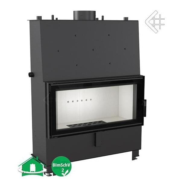 Teplovodná krbová vložka LUCY 20 s dochladzovacou špirálou